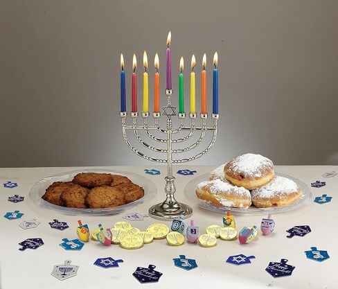 Rite Lite Chanukah Table Scatters, 20 Foiled Dreidels, Perfect Hanukkah Gift, Hanukkah Accessories, Hanukkah Decorations in Saudi Arabia