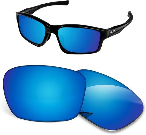 عدسات بديلة Biyxpiv 1.5 مم متوافقة مع Oakley Chainlink OO9247 عرض العدسة 57 مم، مضادة للخدش ومقاومة للصدمات in Kuwait