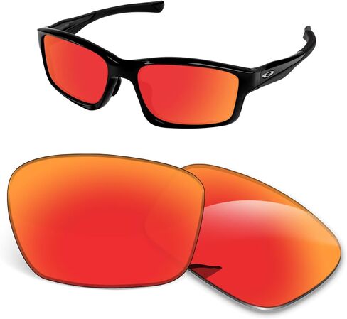 عدسات بديلة Biyxpiv 1.5 مم متوافقة مع Oakley Chainlink OO9247 عرض العدسة 57 مم، مضادة للخدش ومقاومة للصدمات in Kuwait