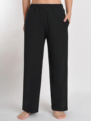 Pintage Women's Petite Wide Leg Sweatpants for 5 FT Short in Saudi Arabia