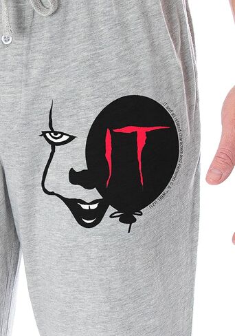 INTIMO IT The Movie Men's Pennywise Face and Balloon Loungewear Sleep Bottoms Pajama Pants in Saudi Arabia