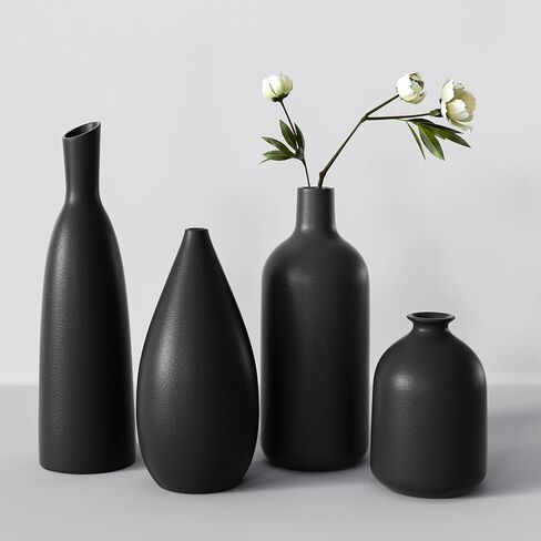 Ceramic Flower Vase Set, Modern Farmhouse Decorative Vases for Dining Room,Bookshelf Office Entryway(Multicolored Mix Set 3) in Saudi Arabia