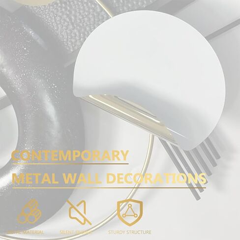 Ironelle مجردة جدار الفن المعدني الحديث منحوتات الجدار المعدنية كبيرة 59 "× 25" 3D محكم جدار ديكور أسود لغرفة المعيشة غرفة نوم مكتب المطبخ مدخل غرفة الطعام الجدار شنقا ديكور in Kuwait
