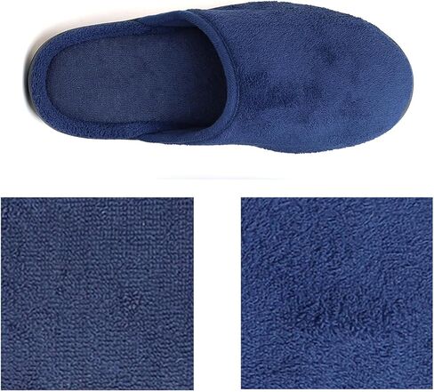 murmur Slipper for Men House Plush Slide Non slip Indoor Outdoor Slip on Couple Shoe Anti-Skid Durable Sole Soft Comfy Warm Washable Wear Gift for Him Elderly Cozy Fuzzy Foam Pillow Cloud Closed Toe in Saudi Arabia