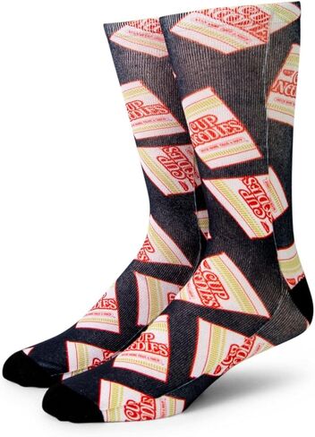 POPCULT The Original Nissin Top Ramen Cup of Noodles Crew Socks للجنسين in Kuwait