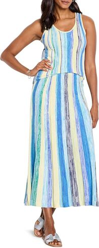 NIC+ZOE Womens Coast Crush Knit Tank in Saudi Arabia