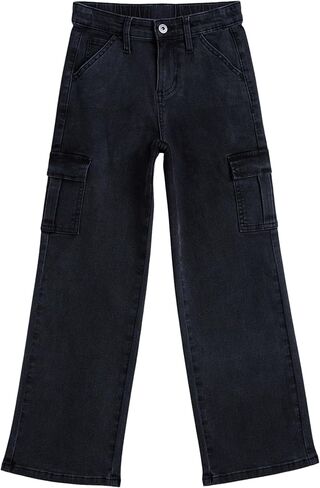 YMI Girls YMI Jeans Girls Wide Leg Skater Cargo Jeans, Gp252602 in Saudi Arabia