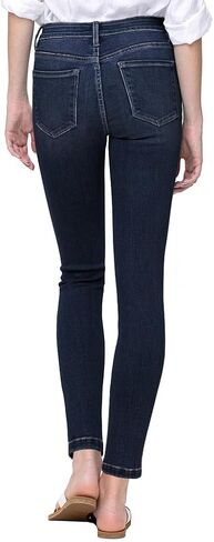 VERVET by Flying Monkey High-Rise Dark Blue Denim Skinny Jeans in Saudi Arabia