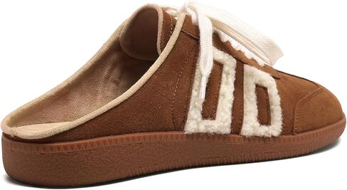 FJQNXGY Women's Slip On Sneakers Mule Backless Fashion Sneakers Casual Slides Sneakers Comfortable Casual Walking Shoes in Saudi Arabia