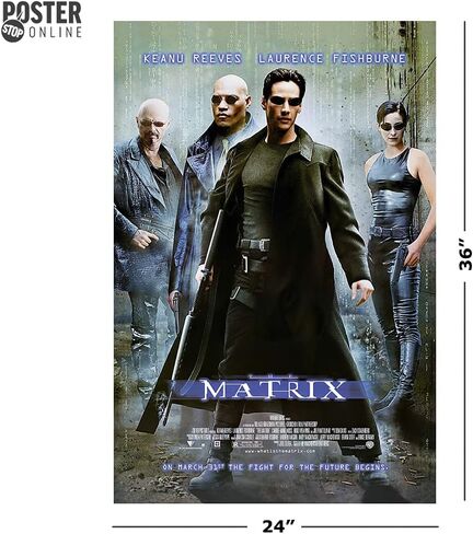 The Matrix - Movie Poster (Regular Style) (Size: 24" x 36") in Saudi Arabia