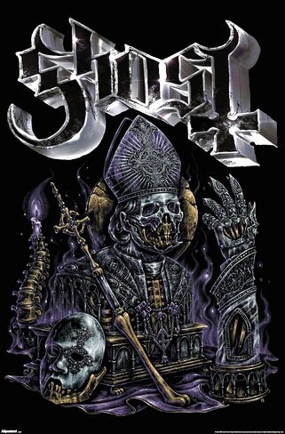 Ghost - ملصق حائط تذكاري، مقاس 34 بوصة × 22.4 عرض، إصدار غير مؤطر in Saudi Arabia
