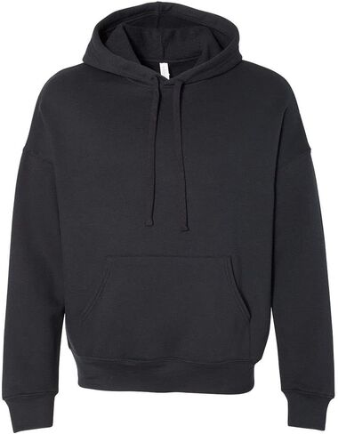 Bella + Canvas 3729 Unisex Sponge Fleece Pullover DTM Hoodie Black in Saudi Arabia