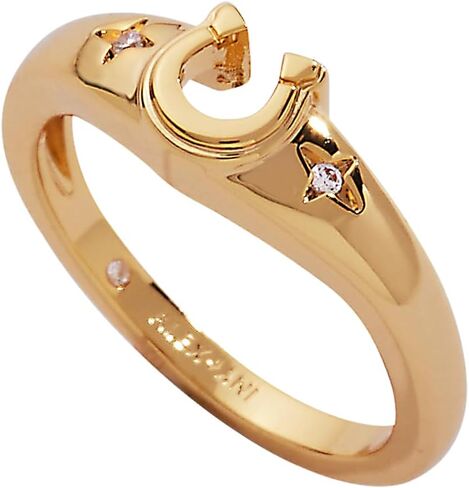 Alex and Ani Lucky Horse Shoe Ring, Shiny Gold in Saudi Arabia