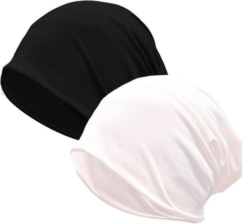 JarseHera 2 Pack Wider Slouchy Beanie for Men Women Oversize Chemo Headwear Large Baggy Skull Cap Cancer Caps Hats in Saudi Arabia