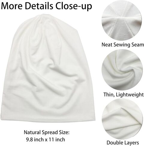 JarseHera 2 Pack Wider Slouchy Beanie for Men Women Oversize Chemo Headwear Large Baggy Skull Cap Cancer Caps Hats in Saudi Arabia