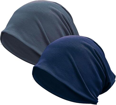 JarseHera 2 Pack Wider Slouchy Beanie for Men Women Oversize Chemo Headwear Large Baggy Skull Cap Cancer Caps Hats in Saudi Arabia
