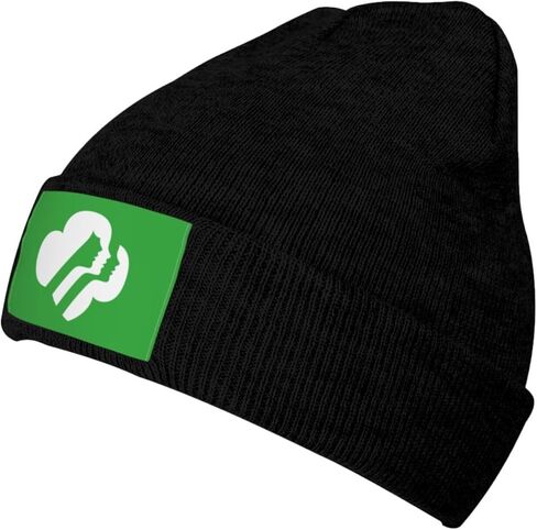 Girl Scouts of The USA Print Beanie Knitted Hat Woolen Hat Warm Fashion Outdoors Knit Cap Unisex in Saudi Arabia