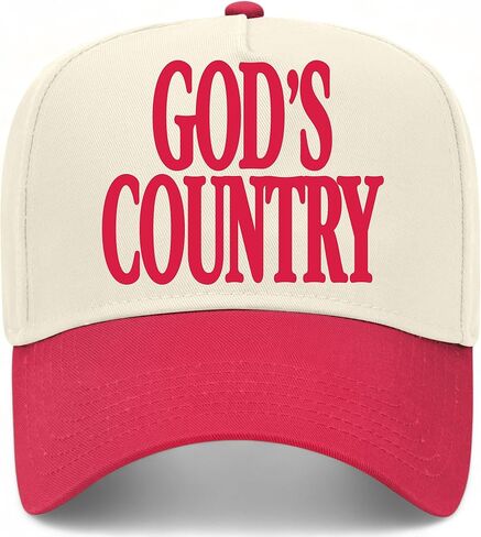God's Country Hat | Premium Adjustable Christian Snapback Baseball Vintage Trucker Hats for Men & Women in Saudi Arabia