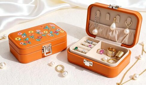 BLINK BOUNCE Best Era Inspired Jewelry Organizer Bundle - Ceramic Heart Ring Tray & 2 Stylish Jewelry Boxes Perfect for Taylor Swift Fans Decorative Trinket Storage for Rings Necklaces Earrings in Saudi Arabia