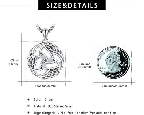 Viking Runes Necklace 925 Sterling Silver Celtic Knot/Raven/Wolf Norse Mythology Protection Pendant Amulet Jewelry Birthday Gifts for Men Women in Saudi Arabia
