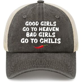 Good Girls Go to Heaven Bad Girls Go to Chilis Hats قبعة خارجية للجدة in Kuwait