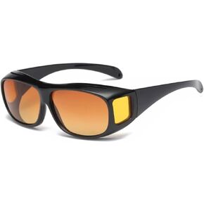 نظارات Lxnoap للرؤية الليلية للقيادة ملتفة حول نظارات طبية مضادة للوهج للرجال والنساء in Kuwait