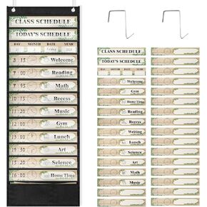 Grekos Class Jobs Pocket Chart, daily Management Educational Pocket Chart, Bulletin Board for Classroom Management, Bulletin Board for Teacher's Helper for School Must Haves Classroom Supplies in Kuwait