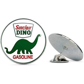 NYC Jewelers Round Vintage Sinclair Dino Gas (Gasoline Logo Old Rat Rod) Metal 0.75" Lapel Hat Pin Tie Tack Pinback in Saudi Arabia