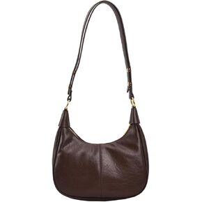 Hobo Bags for Women Small Shoulder Bag PU Leather Crescent Crossbody Underarm Handbags Tote Purse for Work Travel in Saudi Arabia