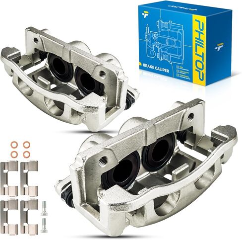 Philtop Brake Caliper Front متوافق مع 2011-2017 Jeep Grand Cherokee ، 2011-2018 Dodge Durango ، 18-B5296 ، 18-B5297 in Kuwait