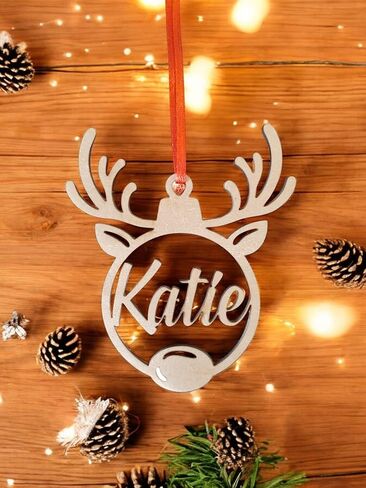Personalized Christmas Ornament, Custom Name Ornament, Ornament 2024 in Saudi Arabia