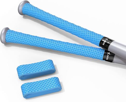 JAYA Bat Grip Tape Anti-Slip 1.2mm, Full Adhesive-Back Baseball Softball Cricket Batting Tape, Professional Feel Bat Wrap Tape for Handles, Set of 2 in Kuwait