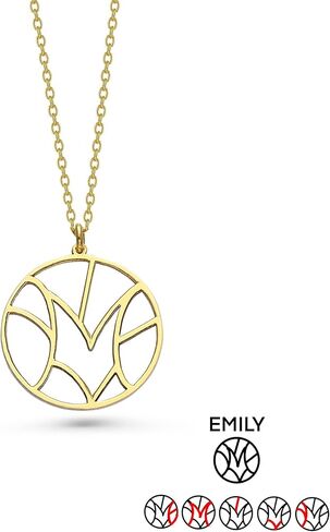 Artizian Hidden Name Logo Necklace Unique Gifts for Women 925 Sterling Silver Handmade Jewelry Custom Personalized Pendants Christmas Anniversary Mothers Day Birthday Gifts For Her Mom Wife Daughter in Saudi Arabia