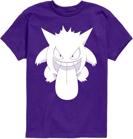 Pokémon - Gengar Tongue - تي شيرت برسومات شبابية بأكمام قصيرة in Kuwait