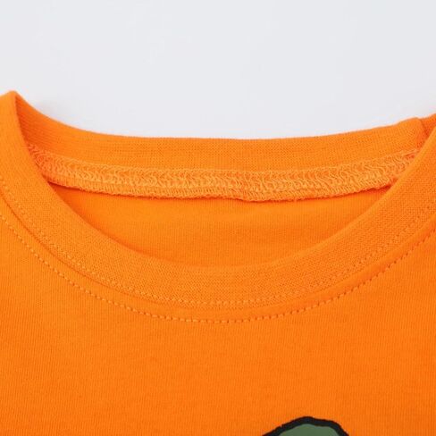 Boys Long Sleeve Shirts Dinosaur Fall Cotton Pullover T-Shirt for 3-8 Years in Saudi Arabia