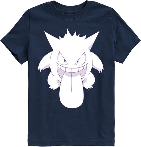 Pokémon - Gengar Tongue - تي شيرت برسومات شبابية بأكمام قصيرة in Kuwait