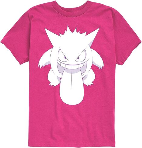 Pokémon - Gengar Tongue - تي شيرت برسومات شبابية بأكمام قصيرة in Kuwait