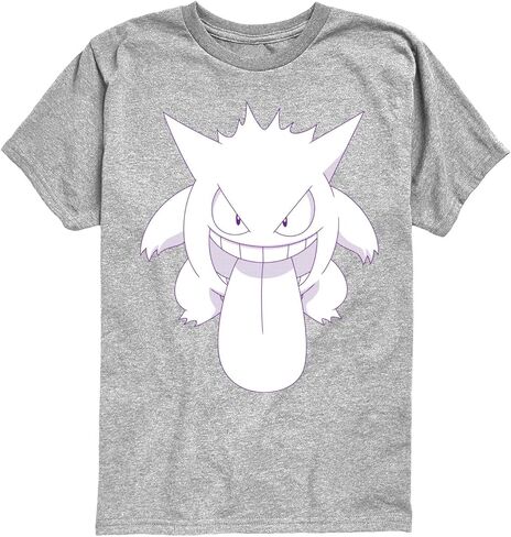 Pokémon - Gengar Tongue - تي شيرت برسومات شبابية بأكمام قصيرة in Kuwait