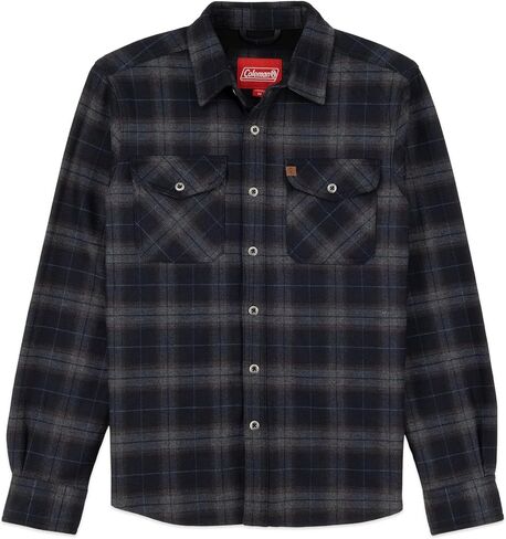 Coleman Heavyweight Brushed Knit Shirt – Ultra Soft Brushed Flannel-Inspired Layering Shirt with Dual Pockets in Saudi Arabia