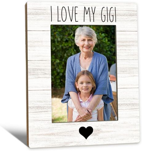 Beliran Grammy Gifts Picture Frame 5x7, Grammie Photo Frame, Mothers Day Christmas Birthday Gifts for Grammie Grandma, I Love My Grammy Brown Wooden Picture Photo Frames for Desk Home Room Decor in Saudi Arabia