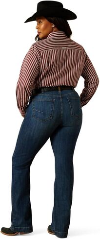 بنطال جينز Ariat النسائي Perfect Rise Bessie رفيع in Kuwait