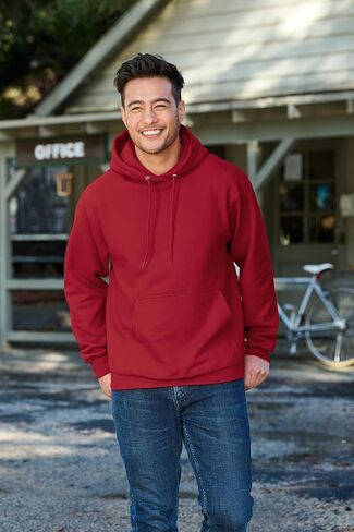 Port Company Tall Ultimate Pullover Hooded Sweatshirt Pc90Ht Athletic Heather in Saudi Arabia