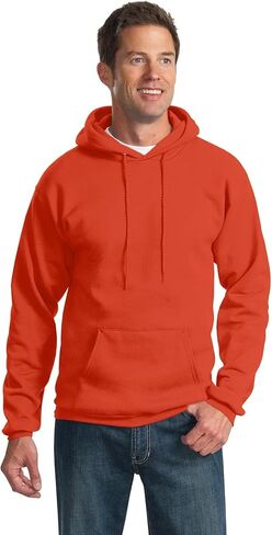 Port Company Tall Ultimate Pullover Hooded Sweatshirt Pc90Ht Athletic Heather in Saudi Arabia