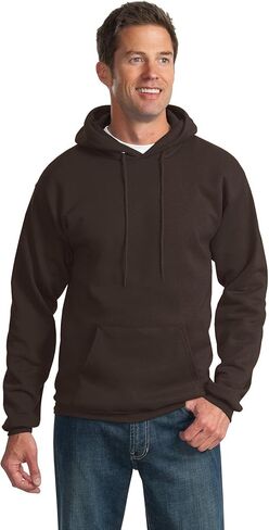 Port Company Tall Ultimate Pullover Hooded Sweatshirt Pc90Ht Athletic Heather in Saudi Arabia