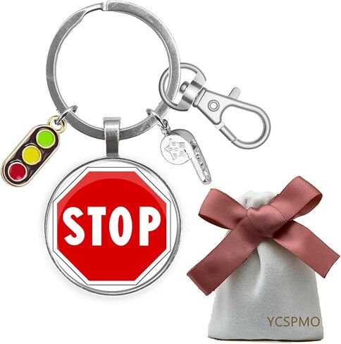Crossing Guard Appreciation Gifts Christmas Gifts for School Crossing Guard Stop Crossing Guards Keychain Crosswalk Crossguard Gifts Cross Walk Aide Keying Thank You Retirement School Guard Jewelry in Saudi Arabia