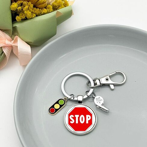 Crossing Guard Appreciation Gifts Christmas Gifts for School Crossing Guard Stop Crossing Guards Keychain Crosswalk Crossguard Gifts Cross Walk Aide Keying Thank You Retirement School Guard Jewelry in Saudi Arabia