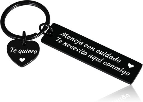 FANICE EOS هدايا عيد الحب للزوج الصديق، سلسلة المفاتيح الإسبانية، أحبك هدايا له، هدية زفاف الذكرى السنوية للرجال والنساء، هدية عيد ميلاد للصديقات والزوجة والأزواج عيد الميلاد in Kuwait