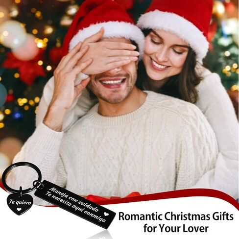 FANICE EOS هدايا عيد الحب للزوج الصديق، سلسلة المفاتيح الإسبانية، أحبك هدايا له، هدية زفاف الذكرى السنوية للرجال والنساء، هدية عيد ميلاد للصديقات والزوجة والأزواج عيد الميلاد in Kuwait