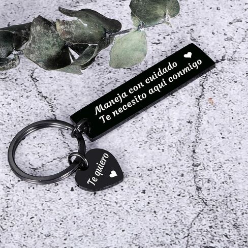 FANICE EOS هدايا عيد الحب للزوج الصديق، سلسلة المفاتيح الإسبانية، أحبك هدايا له، هدية زفاف الذكرى السنوية للرجال والنساء، هدية عيد ميلاد للصديقات والزوجة والأزواج عيد الميلاد in Kuwait