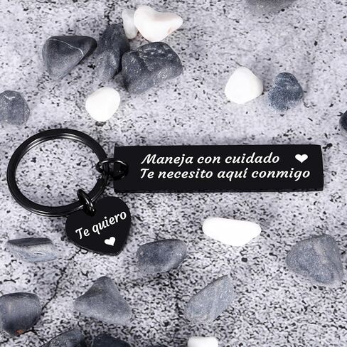 FANICE EOS هدايا عيد الحب للزوج الصديق، سلسلة المفاتيح الإسبانية، أحبك هدايا له، هدية زفاف الذكرى السنوية للرجال والنساء، هدية عيد ميلاد للصديقات والزوجة والأزواج عيد الميلاد in Kuwait